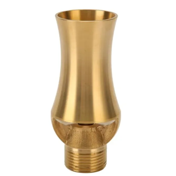 Dammsprinkler Vattenfontänmunstycke Koppar Ice Tower Cascade Cedar Sprayhuvud för trädgårdsdamm G1/2 G3/4 Universal 9,5 cm Fontäner & Dammar
