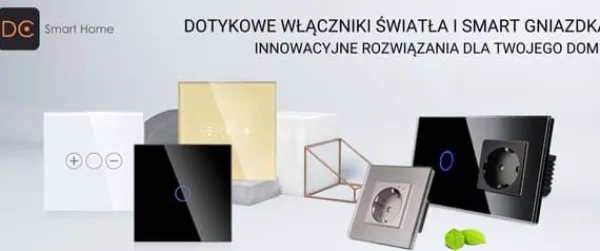 DC SMART HOME vit rörelsesensor med glasram__