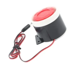 DC 12V trådanslutet minilarmhorn hemsäkerhet 110 dB ljudlarmsystem