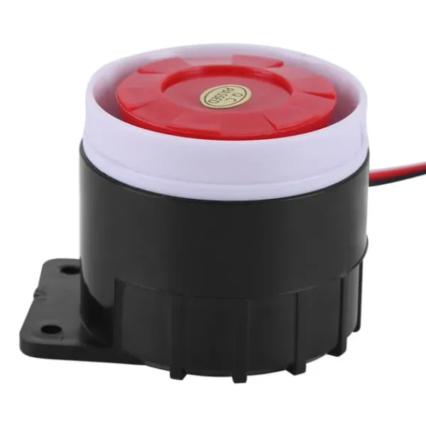 DC 12V trådanslutet minilarmhorn hemsäkerhet 110 dB ljudlarmsystem
