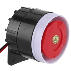 DC 12V trådanslutet minilarmhorn hemsäkerhet 110 dB ljudlarmsystem