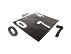 Best Deko Light 930807 Husnummertavle EEK G (A - G) 100 mm Sort Adresskyltar & Husnummer