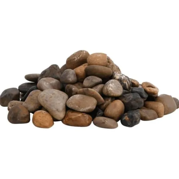 Sale Dekorativa polerade stenar - - 25 kg - Flerfärgade - 2-5 cm - Naturliga stenar - Slät yta - Trädgårdsbark Trädgårdsstenar & Klivstenar