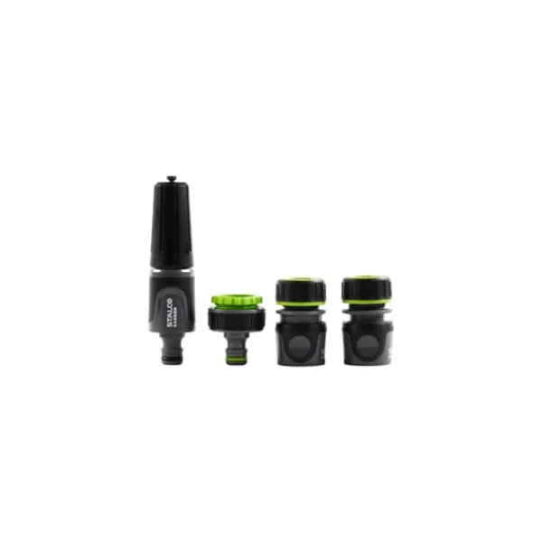 New 4-delat set med 3/4” EXP STALCO GARDEN S101210215 sprutmunstycke Bevattning