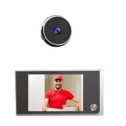 Discount Digital dörröga kamera, 3,5 tum LCD-skärm, 120 graders synvinkel,Komplett Set Säkerhetsmonitorer & Videokameror