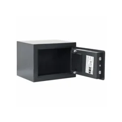 vidaXL Digitalt kassaskåp - - Mörkgrå - 23x17x17 cm - Robusta stålet - Elektronisk lås
