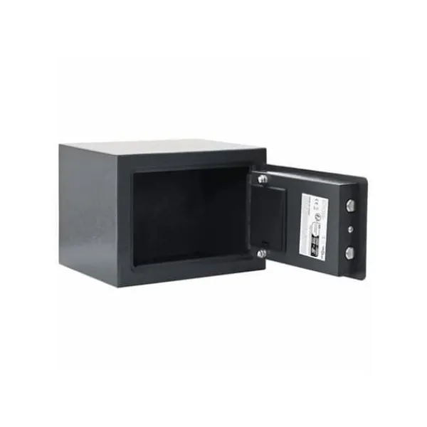 vidaXL Digitalt kassaskåp - - Mörkgrå - 23x17x17 cm - Robusta stålet - Elektronisk lås