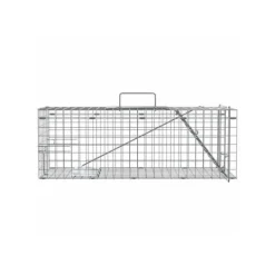 Discount Djurfälla i stål - - 61x20x21,5 cm - Antracit - Väderbeständig Skadedjursfällor