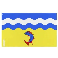 Online Drapeau Isère 64 x 96 cm Flaggor & Vindstrutar