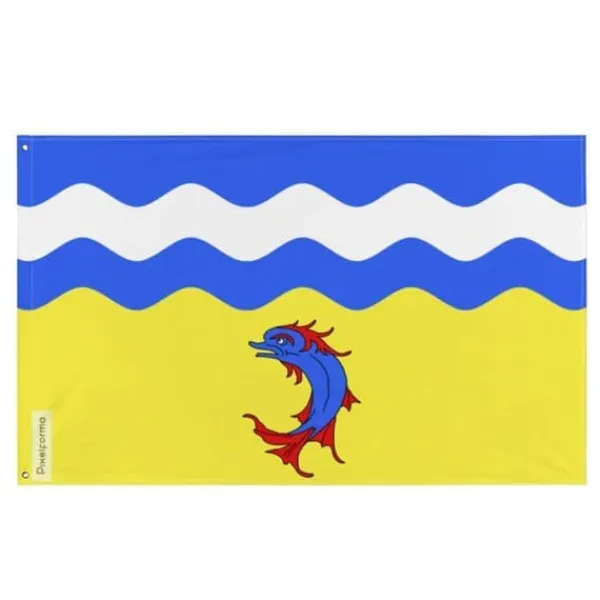 Online Drapeau Isère 64 x 96 cm Flaggor & Vindstrutar
