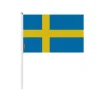 Drapeau Mini - Ej angivet - Sverige - 20 x 30 cm - 50 stycken - Hållbar polyester