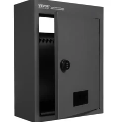 Drop Box, 31.8x16x42.9 cm, Svart, Stål