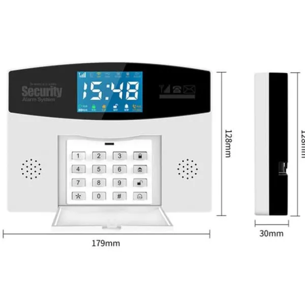 Clearance Dörr- och fönsteralarm TD® Dubbel GSM-nätverks trådlöst hem- och företagslarm stöldskyddssystem Hemlarmsystem