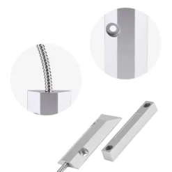 Best Dörrfönster Magnetisk Kontakt Trådbunden Sensor Detektor Switch för Hemgarage Larm Säkerhet Sensorer Till Säkerhetssystem