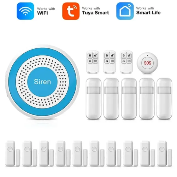 Discount Dörrfönstersensor, Trådlös Anslutning, Smart App Kompatibilitet,A519W-F Hemlarmsystem