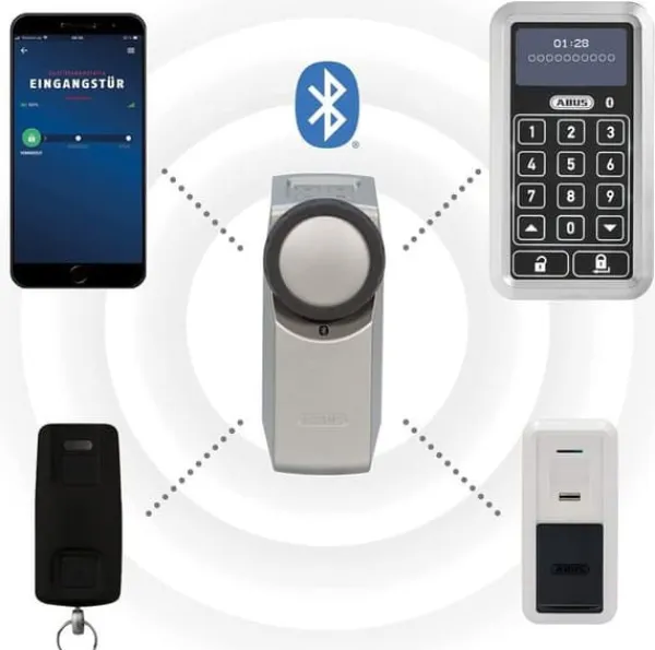 Clearance Dörrmotor - Abus - ABHT10140 - Fjärrkontroll - Bluetooth-teknologi - Hemautomationintegration Hemlarmsystem