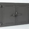 Sale DZ060 - 48 x 32 Svart 500ºC (+20€) Tillbehör Till Vedeldade Kaminer & Öppna Spisar