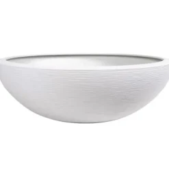EDA Graphit tvättställskruka Ø59cm - Kapacitet 39L - Cerused vit