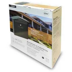 Clearance Edm Traditionell Brevlåda With 2 Keys 260x90x355 Mm Grönt Postlådor & Brevlådor