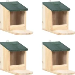 Ekorrholk 4 st granträ För Fåglar & Småvilt