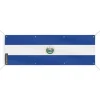 Outlet El Salvador Flaggbanner 8 öljetter 100x300 cm Flaggor & Vindstrutar