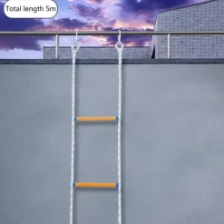 Best Eldfast Räddningsstege, 5m Rep Längd, 120kg Belastningskapacitet Beredskapsplaner