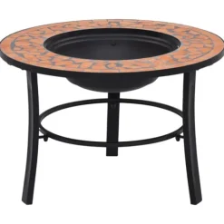 Eldfat med mosaik terrakotta 68cm keramik - Eldgrop - Eldgropar - Home & Living