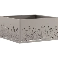 vidaXL Eldstad Brun 60 x 60 x 30 cm Väderbeständig stål