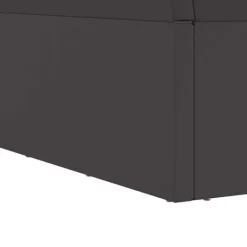 Eldstad i fyrkantig design - Bärbar och rostbeständig | Färg: Svart | Storlek: 60x60x35 cm