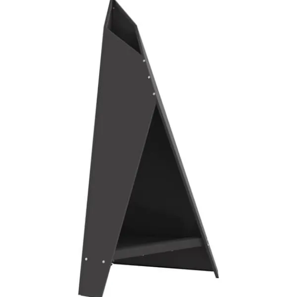 Best Eldstad Svart 58 x 40 x 100 cm Kallvalsat stål Öppna Spisar