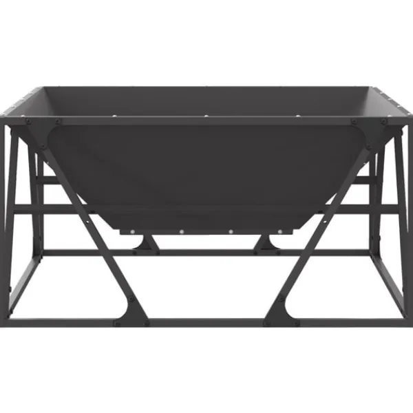 Sale Eldstad Svart 80 x 80 x 40 cm Stål Öppna Spisar
