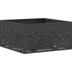 Outlet Eldstad Svart 60 x 60 x 30 cm Stål Öppna Spisar