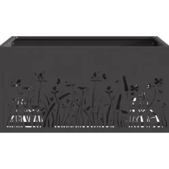 Outlet Eldstad Svart 60 x 60 x 30 cm Stål Öppna Spisar