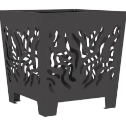 Discount Eldstad Svart 40 x 40 x 40 cm Stål Öppna Spisar