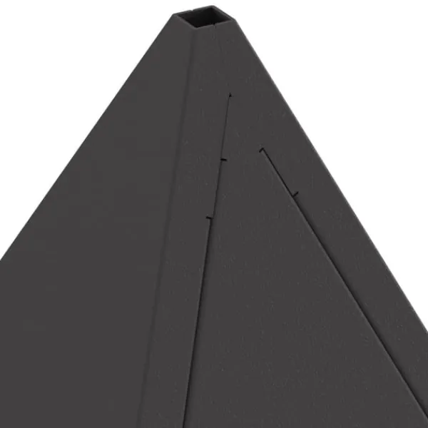 vidaXL Eldstad Svart 50 x 50 x 51 cm Stål