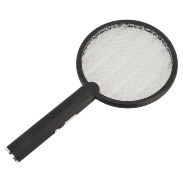 Outlet Electric Bug Swatter USB Laddning Rund Flugdödare för Courtyard Kitchen Svart Flugsmällor