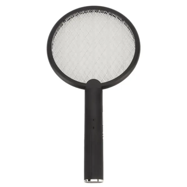 Outlet Electric Bug Swatter USB Laddning Rund Flugdödare för Courtyard Kitchen Svart Flugsmällor