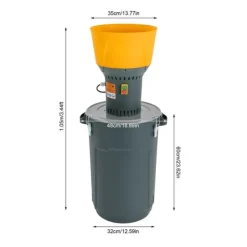 Elektrisk Kvarn, 1300W Effekt, 5 Malningssilar,60L
