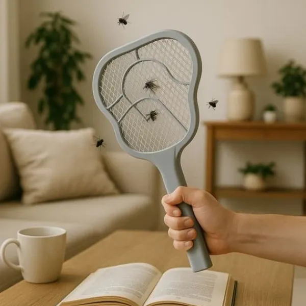 Elektrisk myggracket kompakt 30 cm – hög spänning, modern design