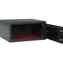 Elektroniskt Digitalt Värdeskåp i Stål - Säkerhetslösning för Hem & Kontor | Färg: Dim Grå | Storlek: 42x37x20 cm