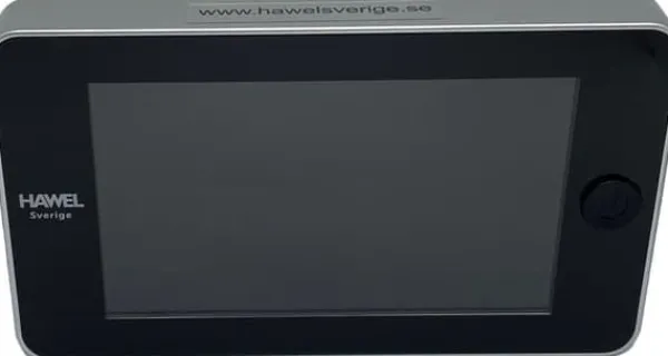 Clearance Elektroniskt dörröga med kamera och stor skärm 4,3" - HAWEL® HT-DM28SWE+ Säkerhetsmonitorer & Videokameror