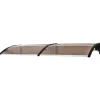 Online Entrétak 75×195×23 cm – polykarbonat, sol- & regnskydd, brunt Skjul, Garage & Carports