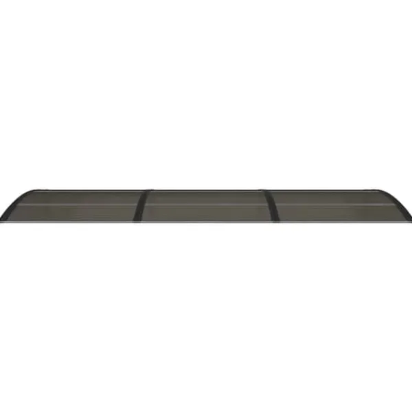 Best Entrétak av polykarbonat - Skydd för entrén | Färg: Svart | Storlek: 300x100 cm Valvbågar, Spaljéer, Bersåer & Pergolor