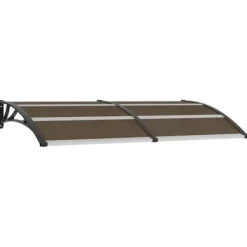 Discount Entrétak svart 200x100 cm PC Valvbågar, Spaljéer, Bersåer & Pergolor