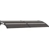 vidaXL Entrétak svart 240x75 cm PC