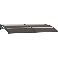 vidaXL Entrétak svart 240x75 cm PC
