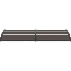 vidaXL Entrétak svart 240x75 cm PC