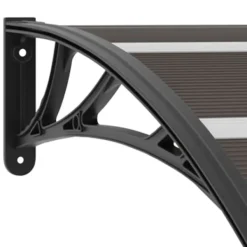 vidaXL Entrétak svart 240x75 cm PC