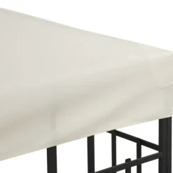 Ersättningspaviljongtak, 3x3m, Kräm Vit