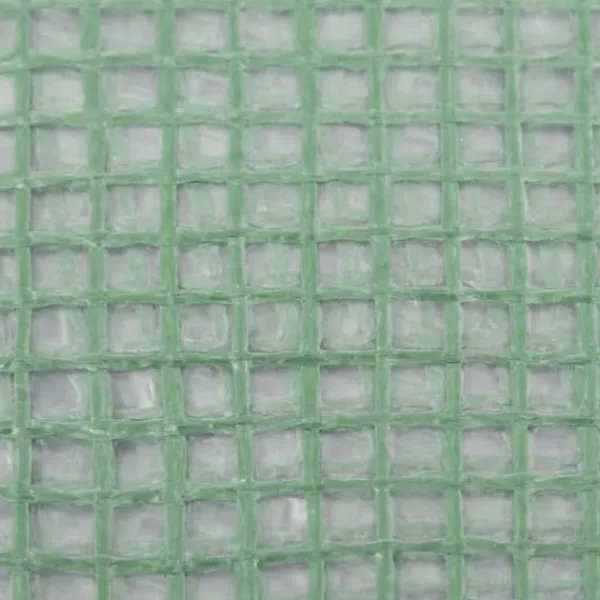 Hot Ersättningsskydd för växthus - Grön - 200x450x200 cm - 6 fönster - 1 dörr - PE Växthus